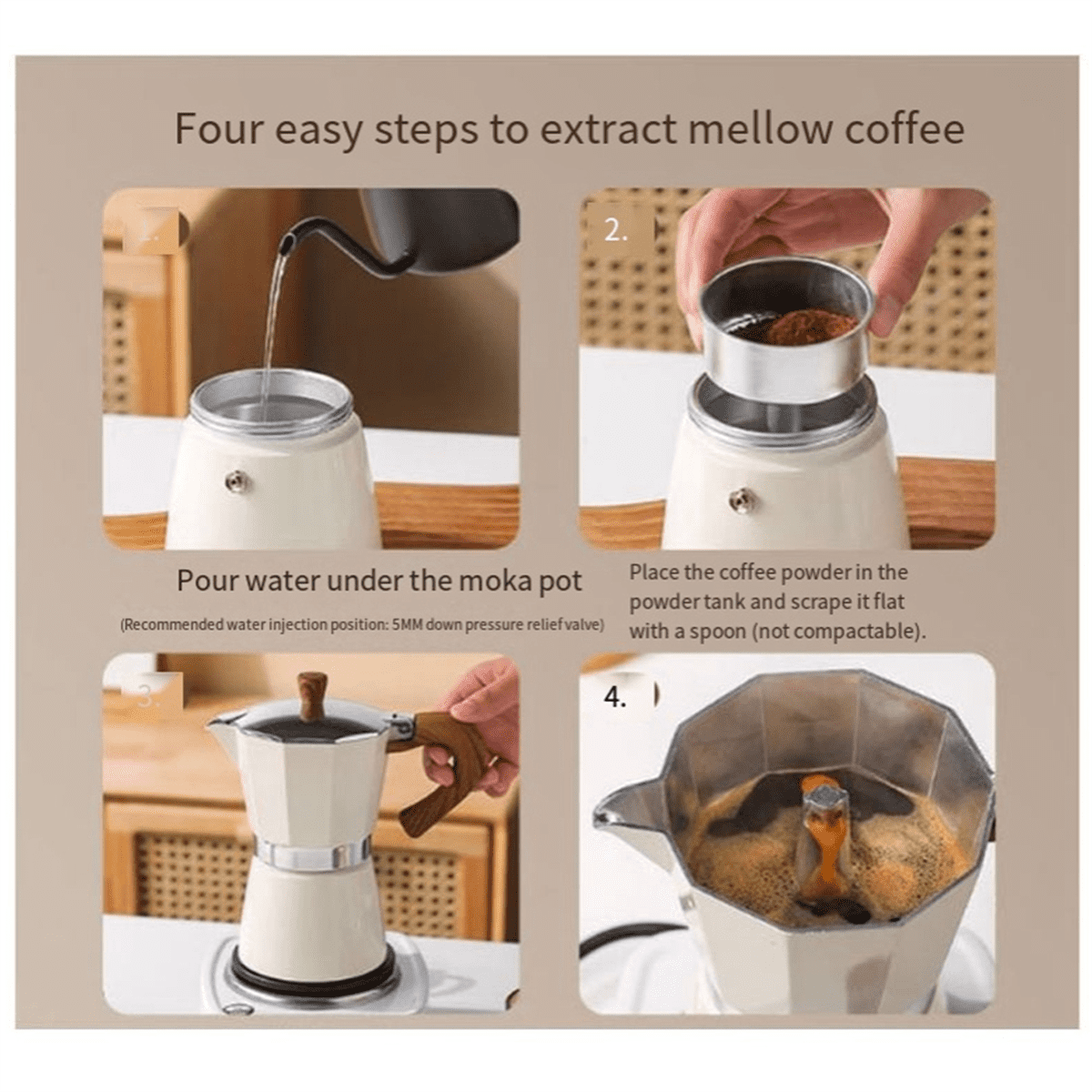 moka✕4 MSI Take Home Tile Sample-Leighton Moka 4 in. x 4 in. Matte