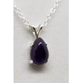thumbnail image 2 of Natural 10x7mm Pear Amethyst Necklace, 2 of 7
