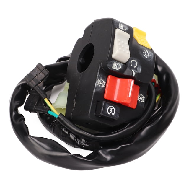 H, Interruptor de manillar de motocicleta 35020 Interruptor de arranque y parada del manillar Interruptor de faro de manillar de motocicleta Diseñado para el futuro