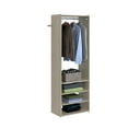 thumbnail image 4 of Easy Track Ph34 25-1/8" Wide Closet Organizer System - Grey, 4 of 4