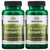 Swanson Boswellia Joint Mobility Respiratory Health Support Supplement Full Spectrum Double Strength 800 mg 60 Capsules (2 Pack)