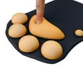 thumbnail image 4 of 3D Delicate Texture Silicone Wrist Support Mouse Pad Anti-Slip Base (Black), 4 of 5
