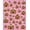 Pink, Pattern 6, variant on ODIKA 4'x6' Machine Washable Non-Slip Area Rug, Merry North Pole Restroom Kit Laughing Father Christmas Theme High Traffic Rug, Red, 627865