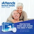 thumbnail image 4 of Attends Stretch Adult Incontinence Brief M Heavy Absorbency Contoured, DDSMR, Severe, 96 Ct, 4 of 9