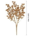 thumbnail image 2 of Flowers Gold Baby Breath Decorative Christmas Gypsophila for Weddings Bridal Bouquets Indoor DIY Home Centerpieces Party Table Decoration, 2 of 6