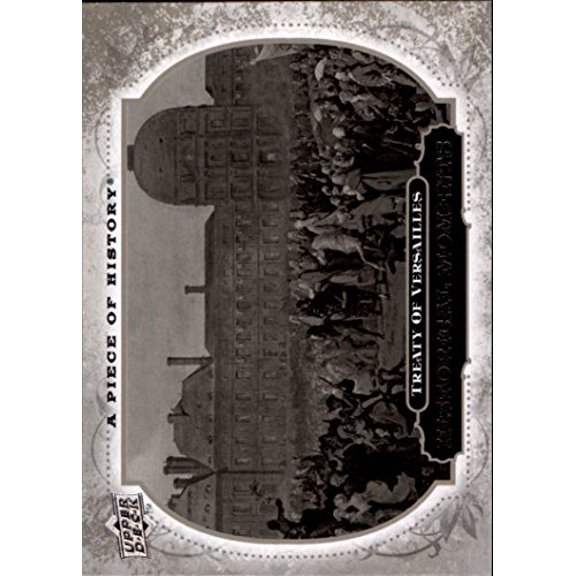 2008 UD A Piece of History #162 Treaty of Versailes MLB Baseball Trading Card