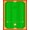 Green Tan Cream, Pattern 14, variant on ODIKA Baseball Field Sport Design With Crossed Bats Ball And Stitched Seam Accents for Home Office, Gaming Room, Under Desk, Non-Slip Chair-Friendly