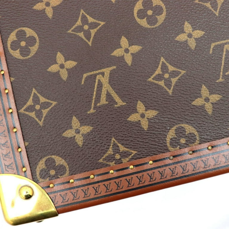 Authenticated Used Louis Vuitton Monogram Trunk Jewelry Box Case