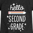 thumbnail image 3 of Instant Message - Hello Second Grade - Toddler & Youth Girls Short Sleeve Graphic T-Shirt, 3 of 6