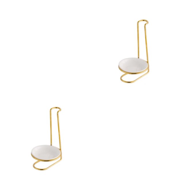 Inteprter Juego de soporte para cuchara de acero inoxidable, organizador de cocina, soporte Vertical para el hogar, soportes para vajilla de Type1 NO1