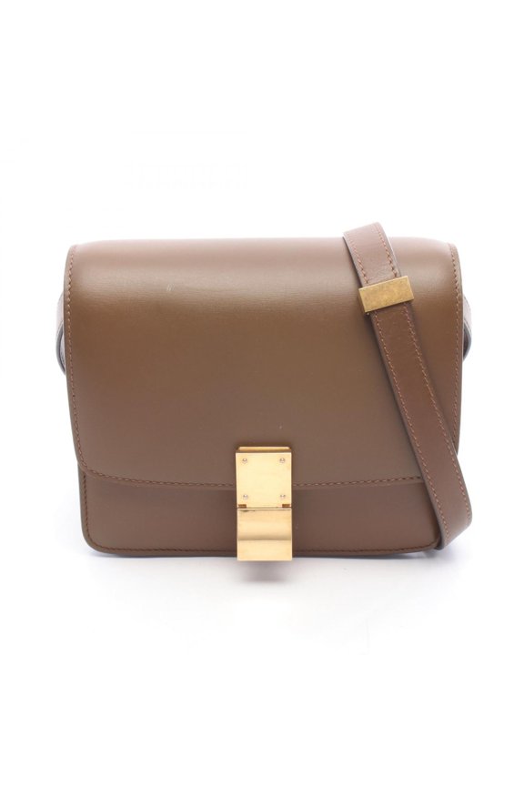 Pre-Owned Celine Classic Box Small Shoulder Bag/Handbag, Leather, Women's, Brown