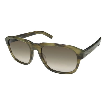 New Jack Spade Waters Mens/Womens Designer Full-Rim Gradient Striated Olive Brand Name Affordable Authentic Classic Design Frame Gradient Gray Lenses 55-19-140 Sunglasses/Sun Glasses