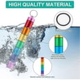 thumbnail image 3 of S Portable Pill Case Keychain For Travel, 2 Pack Aluminium Alloy S Pill Box, 3 of 4