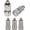 5, variant on 5-Pack Brass Misting Nozzles, 0.2mm Orifice Dia. Mister Nozzles Brass, High Pressure Spray Nozzle Head for Outdoor Cooling System/Greenhouse/Landscaping [3/16" Threaded]