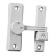 thumbnail image 1 of Cerradura de seguridad para puerta con pestillo abatible de doble propósito de 90 y 180 grados. Blanco, 1 of 9