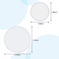 thumbnail image 2 of 8 Pieces Transparent Door Stopper Wall Protector, Door Knob Wall Protectors Adhesive Door Stopper Door Bumper Wall Guard for Door Handle Wall Protection, 4 Pieces 3.15 Inch and 4 Pieces 1.97 Inch, 2 of 7