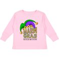 thumbnail image 3 of Inktastic Mardi Gras New Orleans Louisiana Jester Hat Boys or Girls Long Sleeve Toddler T-Shirt, 3 of 5