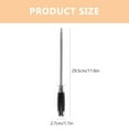 thumbnail image 3 of SHISUYAN Stainless Steel Kitchen Sharpener Rod 2pcs Sharpening Stick Set, 3 of 8
