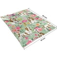 thumbnail image 4 of Basset Hound and Pioneer Flower Blanket,Comfortable Soft Lamb Wool Throw Blanket,All Season,Warm Lightweight Blankets for Sofa Bed Couch Living Room Chair,60"x80", 4 of 4