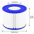 thumbnail image 5 of 6pcs For Lay Z Lazy Hot Tub Spa Pool Miami Vegas Monaco Cartridge Filters VI Outdoor Garden Spas Pool Filters Cleaning Tool, 5 of 5