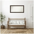 thumbnail image 6 of Amanti Art Custom Wall and Bathroom Mirror (25.5 x 48.5 in.), Lara Bronze Frame, 6 of 7