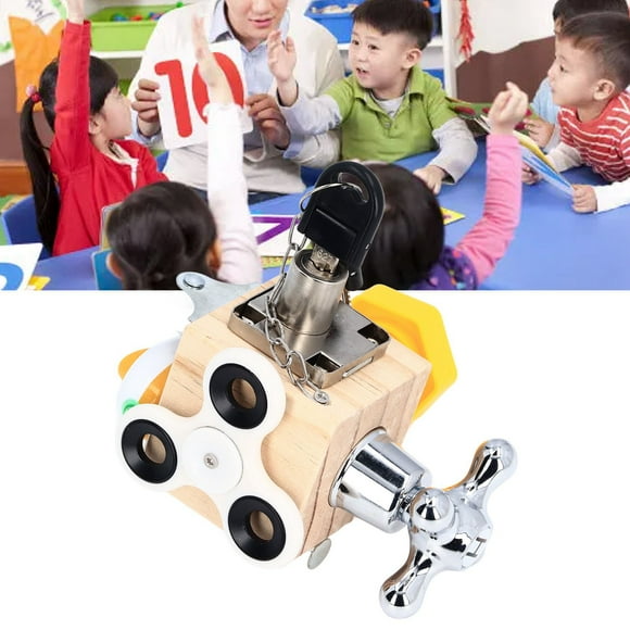 Planche Sensorielle en Bois, Jouet Sensoriel Portable Anti-Stress Occupé pour l'Entraînement de la Concentration Éducatif pour Préscolaire Type 1,Type 2,Type 3