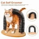 thumbnail image 1 of Juguete de Aseo para Gatos con Arco – Herramienta de Automasaje con Recolector de Pelo y Rascador., 1 of 7