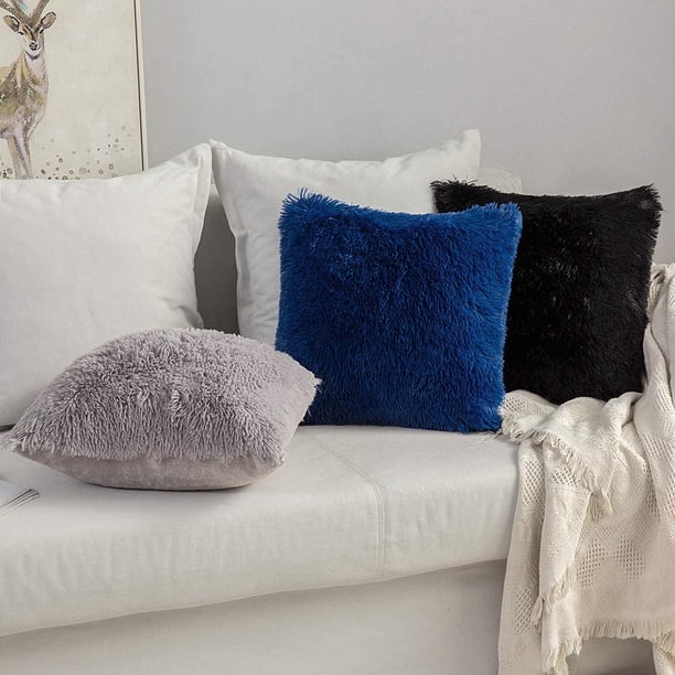 Housses d'oreiller 18x18 pouces, lot de 2
