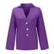thumbnail image 4 of Ichuanyi liquidación de moda para mujeres tops de color sólido de manga larga y lino camisa suelta blusa en V tops casuales ICHUANYI WER2023081602445, 4 of 7