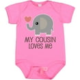 thumbnail image 3 of Inktastic My Cousin Loves Me Boys or Girls Baby Bodysuit, 3 of 5