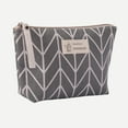 thumbnail image 4 of EIMELI Printed Cosmetic Bag Canvas Purse Zip Makeup Wash Storage Pouch (Style 4), 4 of 5