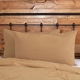thumbnail image 2 of VHC Brands Burlap Natural Bedding Accessory, King Sham 21x37, Tan, 2 of 4