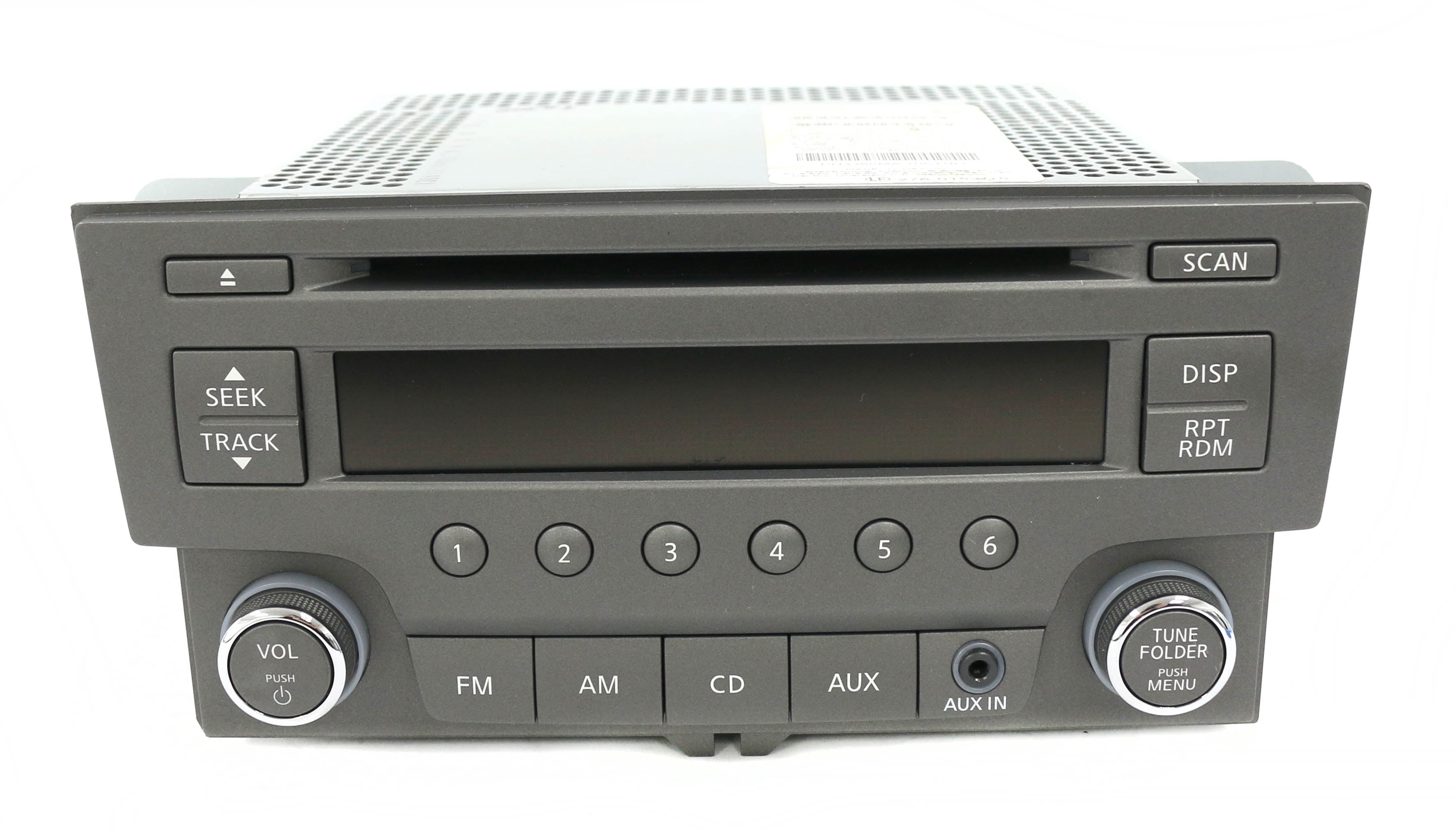 Restored 2013-14 Nissan Sentra AM FM Radio Single Disc CD Player w Aux Input 281853RA2A (Refurbished)