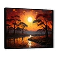thumbnail image 2 of Designart "African Savannah Charm V" African Floater Framed Wall Art Print, 2 of 7