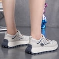 thumbnail image 5 of CHICVOMEY Women's Sneakers Platform Casual Sneakers - Crossover Velcro Straps Slip-On Walking Shoes with Arch Support - Breathable Non-Slip Retro Fashion Sneakers for Daily Travel, 5 of 7