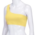 thumbnail image 4 of outfmvch crop tops for women ladies single shoulder crop sport bra slim camis tank vest womens tops tank top for women crop tops yellow, 4 of 9
