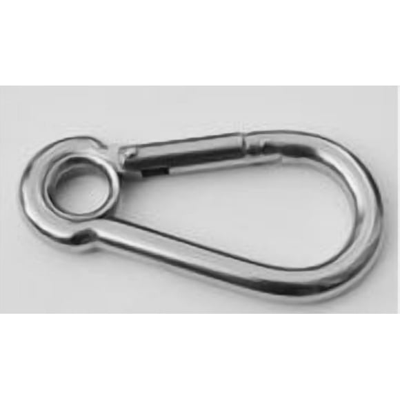 Marine Part Depot Mousqueton en Acier Inoxydable à Ressort avec Anneau 2-3/4 Pouces
