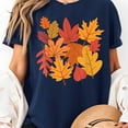 thumbnail image 3 of Funny Leaf Blower Fall Costume Couple Halloween Matching T-Shirt Unisex, Sizes S-5XL - Gategoo, 3 of 5