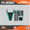 thumbnail image 2 of Kalair GFX Graphics Kit for Honda CRF100 (2011-2016) Fh Series, 2 of 5