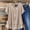 *Khaki, variant on Women's Linen Blend Short Sleeve Crewneck Top with Double Layer ,Solid Color Casual Blouse Black,Womens Plus XXL