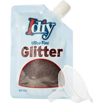 iDIY Ultra Fine Glitter (100g, 3.5 oz Pouch) w Easy-Pour Bag & Funnel- Wine Mauve Extra Fine-Non-Toxic, DIY Arts & Crafts, School Projects, Festivals, Sparkle Decorations, Resin, Gift, Summer Camp