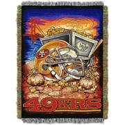NFL 48" x 60" Tapestry Throw Home Field Advantage Series- 49ers by Generic