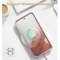 thumbnail image 2 of Suritch Cell Phone Case for Samsung Galaxy S23 with Built-in Screen Protector and Dual-Layer Protection, Rugged Full Body Shockproof Protective Cover, Rose Marble, 2 of 12