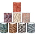 thumbnail image 1 of 8 rollos de cordel navideño de algodón de colores en 8 colores, cuerda trenzada para macramé, 1 of 6