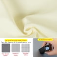 thumbnail image 5 of Super Soft and Durable​​ Microfiber Fitted Sheet, Machine Washable Fitted Bed Sheet with 15 inches Deep Pocket, Twin-XL, 39 x 80 inches, Ivory, 5 of 7