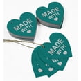 thumbnail image 5 of Inkdotpot Real Silver Foil Made With Love Wedding Tag Favor Hang Paper Tag 100 Pieces, 5 of 6