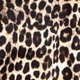 thumbnail image 4 of MICHAEL MICHAEL KORS Womens Beige Animal Print Long Sleeve Asymmetrical Neckline Evening Top L, 4 of 4