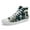FN024-2500667-14w, variant on Men's Gothic Punk Mushroom Graphic High-Top Sneakers - Lightweight All-Season Lace-Up Ankle Boots with Mushroom & Forest Design, Women's Black & Teal/Blue/Green/White/Gray Casual Shoes