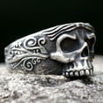 thumbnail image 4 of ZMY Home Sugar Skull Ring Stainless Steel Party Jewelry for Men Women (9), 4 of 7