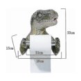 thumbnail image 2 of Toilet Paper Holder Dinosaurie Free Perforated Paper Holder, Toilet Paper Holder And Paper Holder, Resin Handles (Tyrannosaurus), 2 of 5